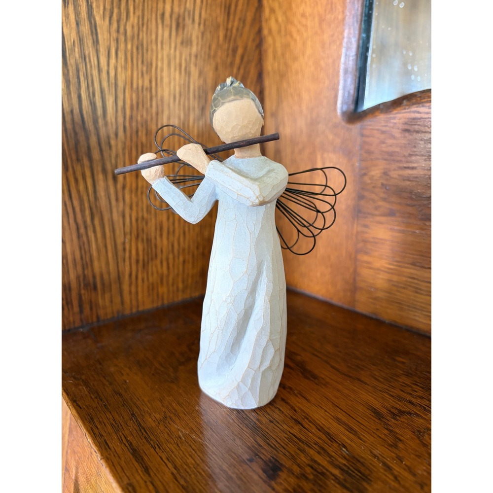 Willow Tree Angel of Harmony Figurine Susan Lordi DEMDACO Flute Player with Box